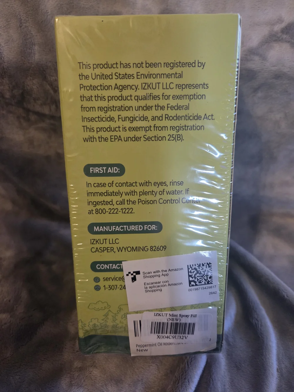 Kut from the Kloth Green Rodent Repellent Spray – Natural Cinnamon & Peppermint